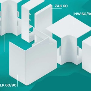 Łącznik kątowy LK 60/90 biały – 111437