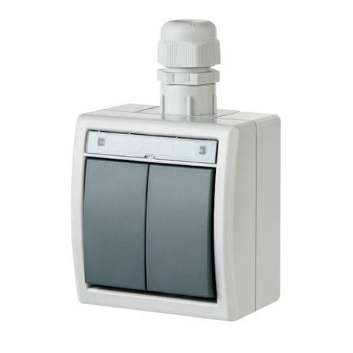 AQUANT Łącznik podwójny świecznikowy natynkowy szary IP65 1202-65.jpg