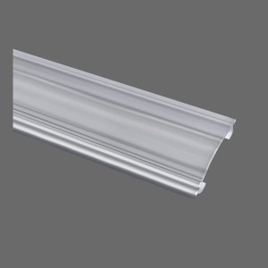 Klosz do profilu LED 2,02m PVC transparentny - LKT02