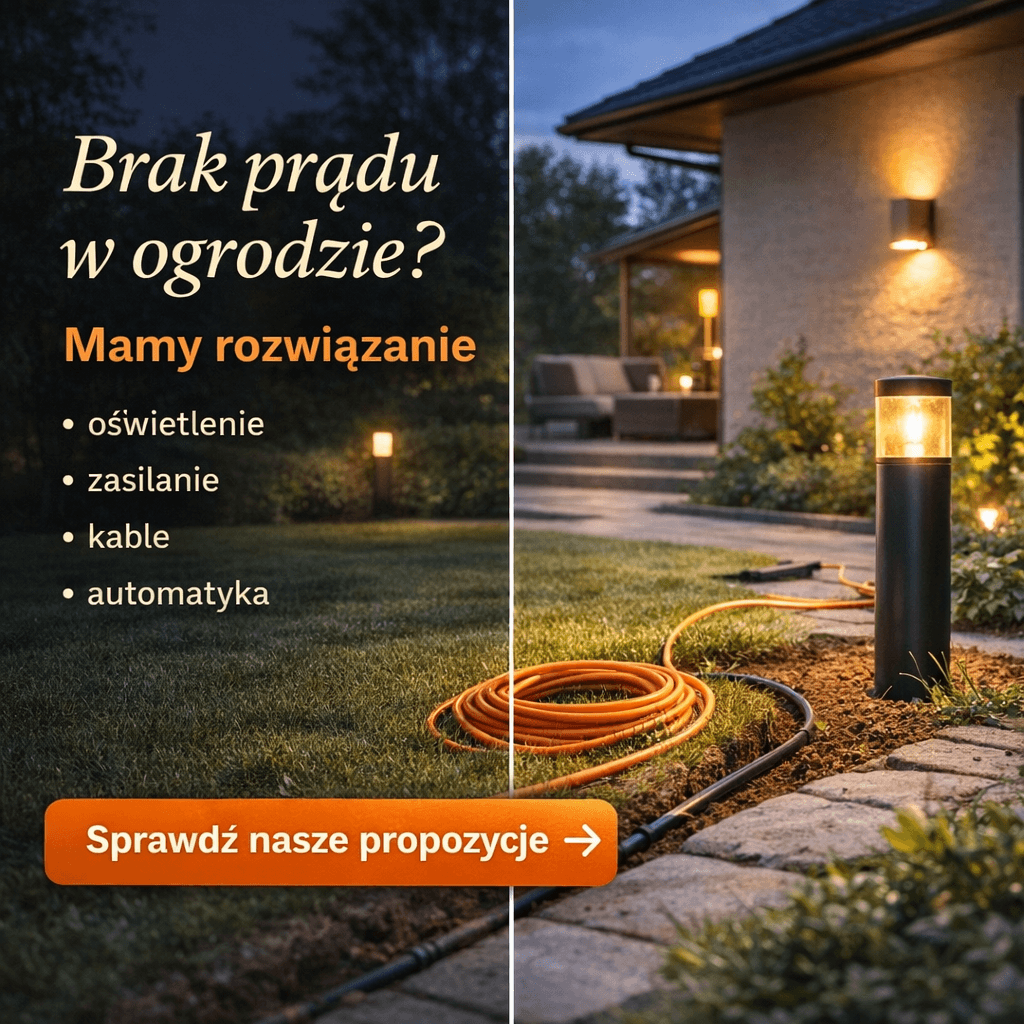 Brak prądu w ogrodzie?